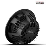 Wet Sounds REVO12FAS2V3 12" 2-Ohm Free-air Marine Subwoofer - Black - Each
