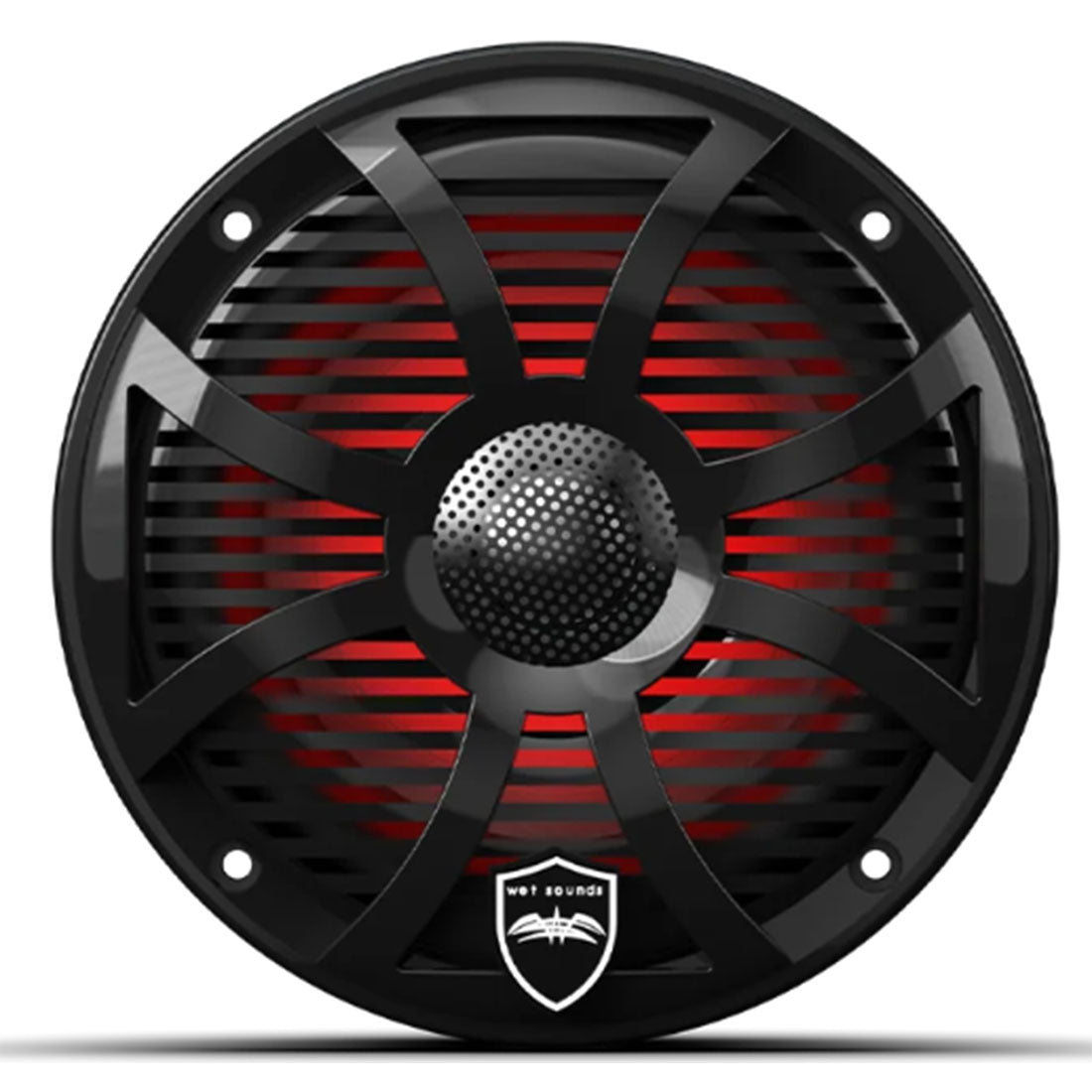 Wet Sounds REVO6-SW-BV3 6.5" Marine Speakers with RBG Lights - Black - Pair