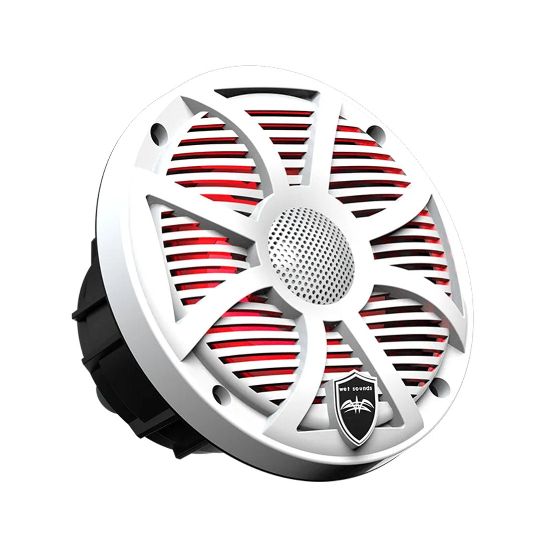 Wet Sounds REVO6-SW-WV3 6.5" Marine Speakers with RGB Lights - White - Pair