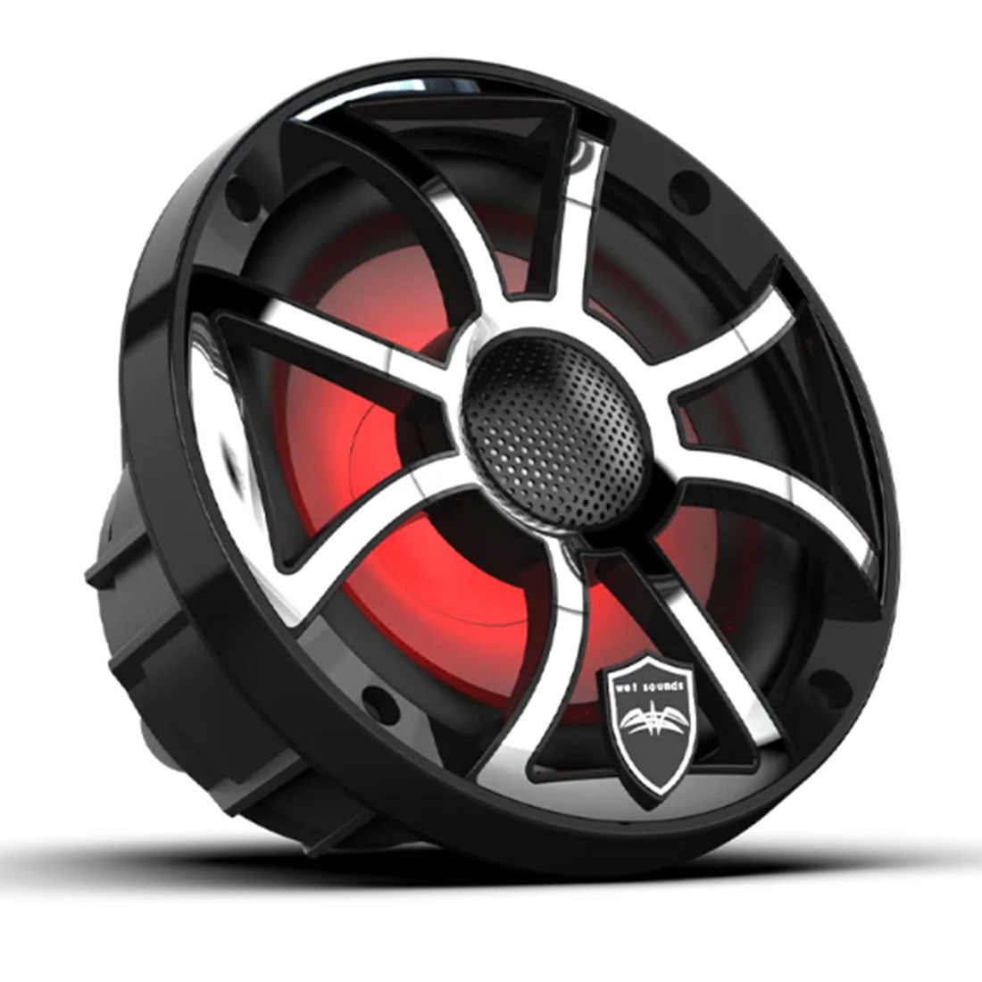 Wet Sounds REVO6-XS-B-SSV3 6.5" Marine Speakers with RBG Lights - Black - Pair