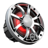 Wet Sounds REVO6-XS-W-SSV3 6.5" Marine Speaker with RBG Lights - White Stainless Steel - Pair