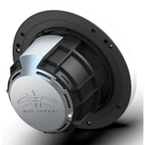 Wet Sounds REVO6-XS-W-SSV3 6.5" Marine Speaker with RBG Lights - White Stainless Steel - Pair