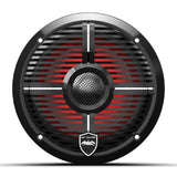 Wet Sounds REVO6-XW-BV3 6.5" Coaxial Marine Speakers with RBG LED Lights - Black - Pair