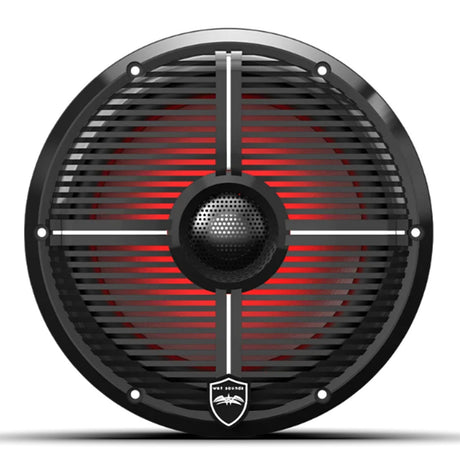 Wet Sounds REVO8-XW-BV3 8" Marine Speakers with RBG LED Lights - Black - Pair