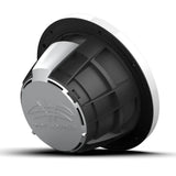 Wet Sounds REVO8-XW-WV3 8" Coaxial Marine Speakers with RBG LED Lights - White - Pair