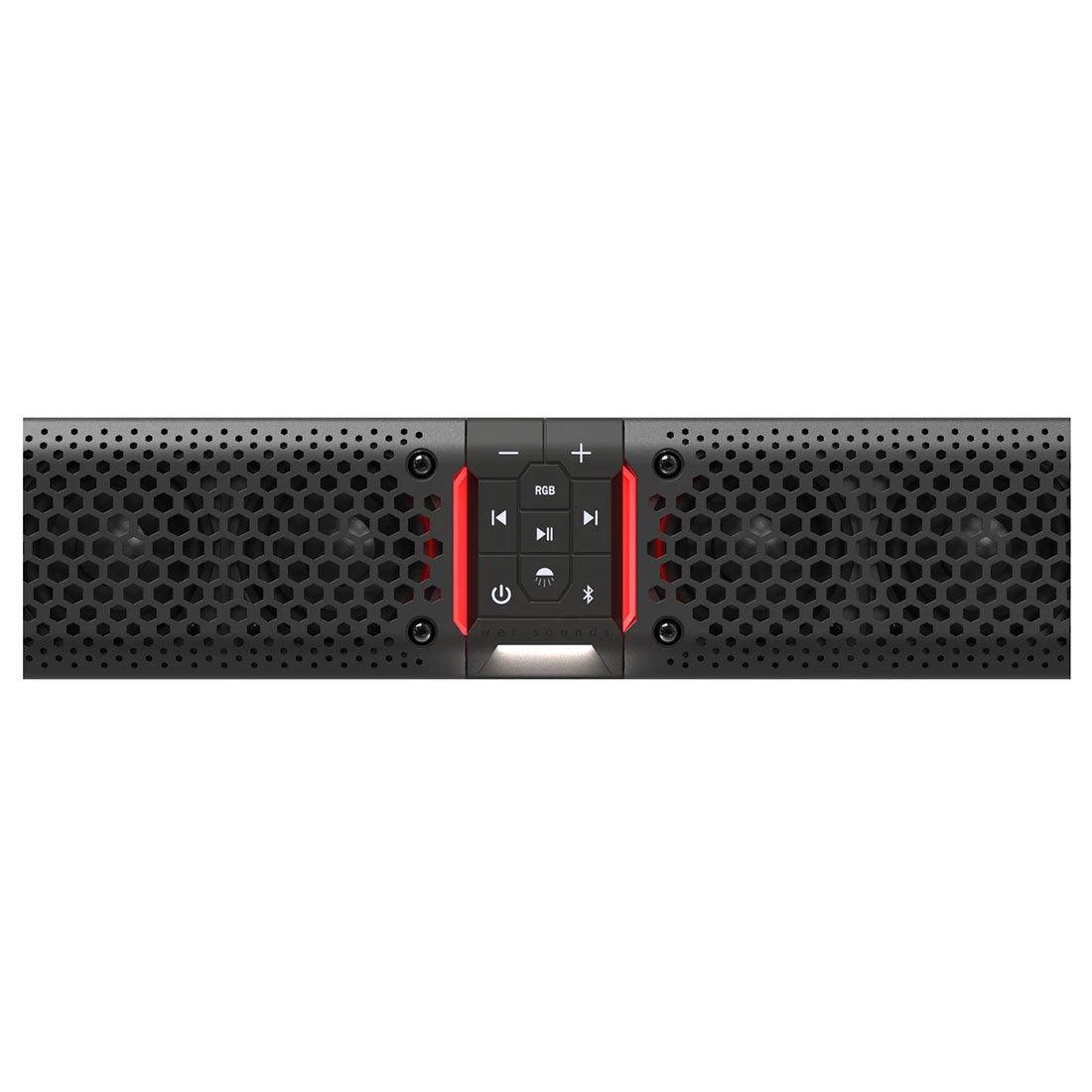 Wet Sounds STEALTHXT12-B All-In-One 12-Speaker Marine Bluetooth Soundbar