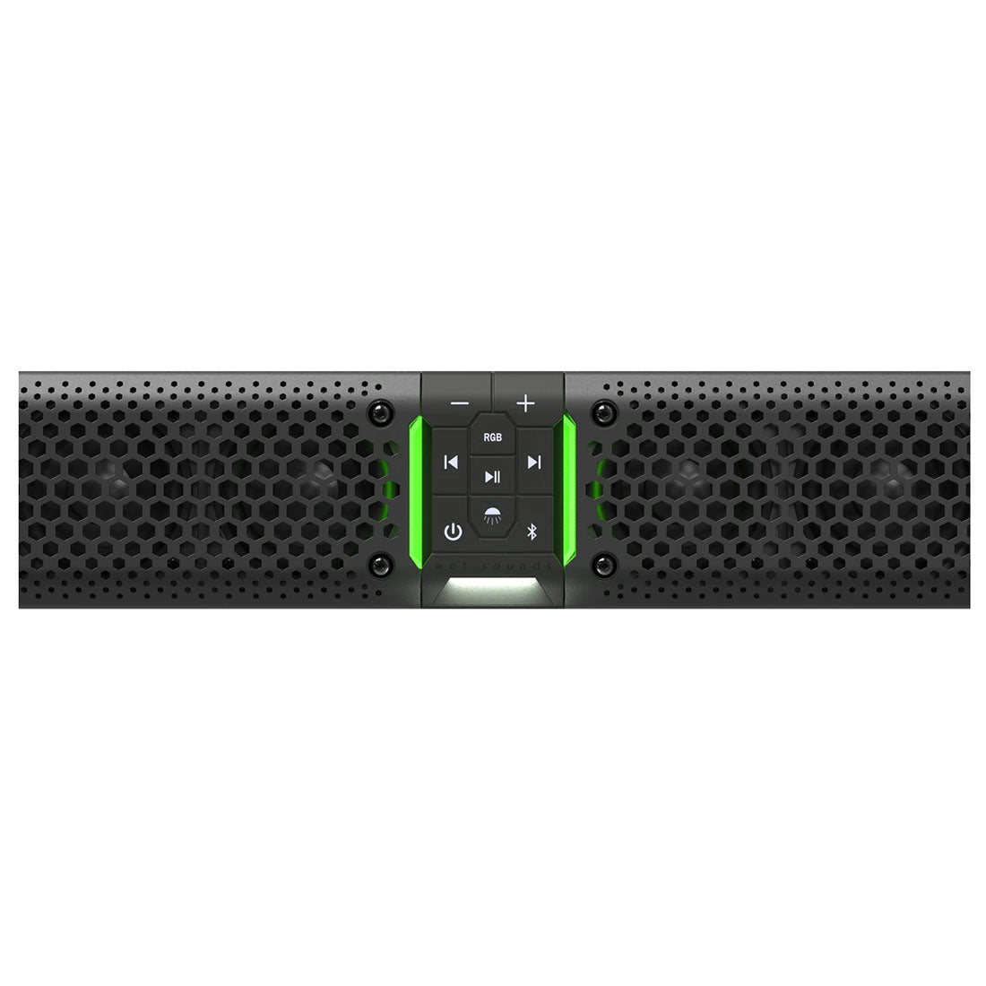 Wet Sounds STEALTHXT12-B All-In-One 12-Speaker Marine Bluetooth Soundbar