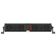 Wet Sounds STEALTHXT6-B All-In-One 6-Speaker Amplified Outdoor Soundbar with RGB Lights