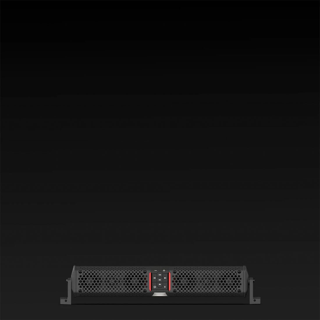 Wet Sounds STEALTHXT6-B All-In-One 6-Speaker Amplified Outdoor Soundbar with RGB Lights