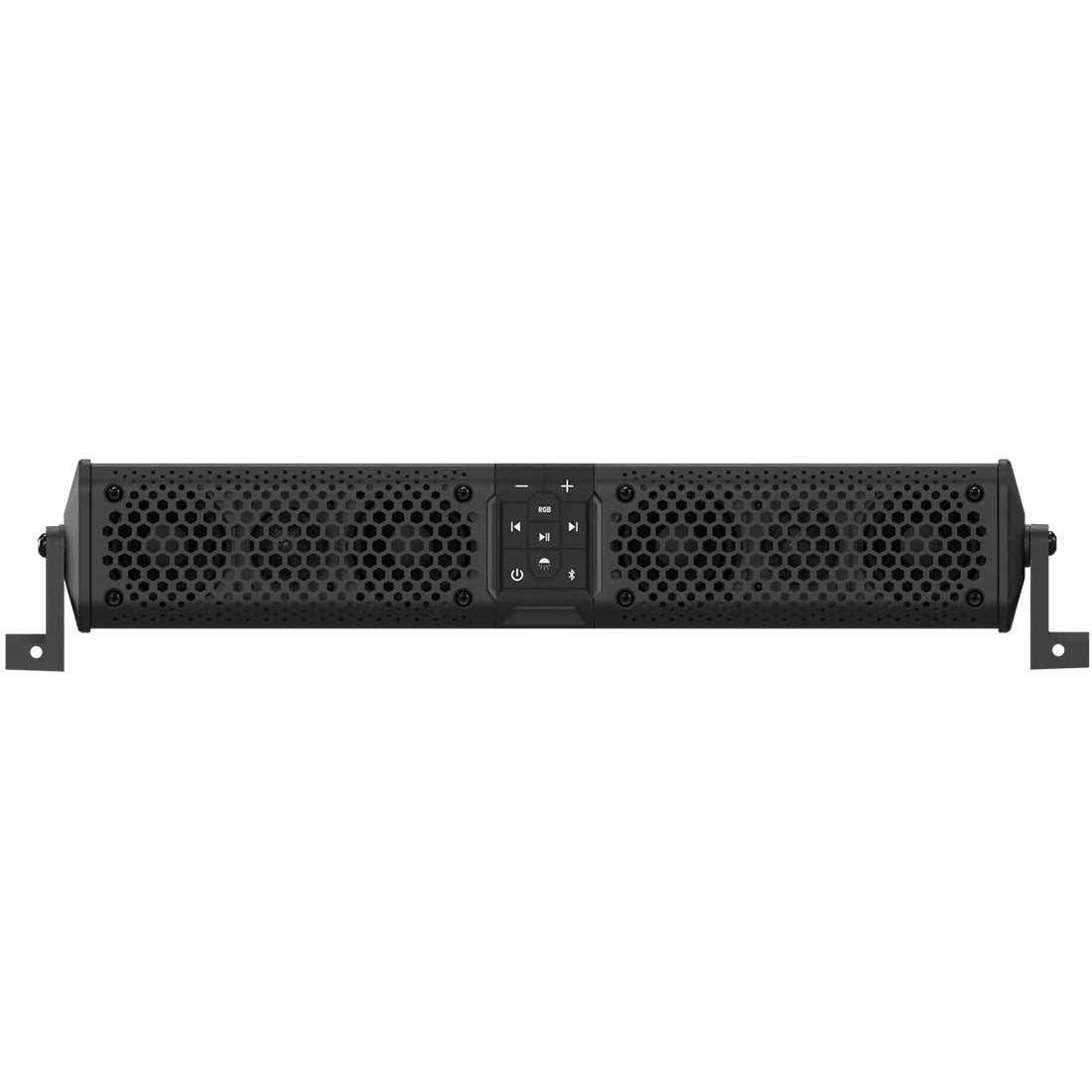 Wet Sounds STEALTHXT6-B All-In-One 6-Speaker Amplified Outdoor Soundbar with RGB Lights