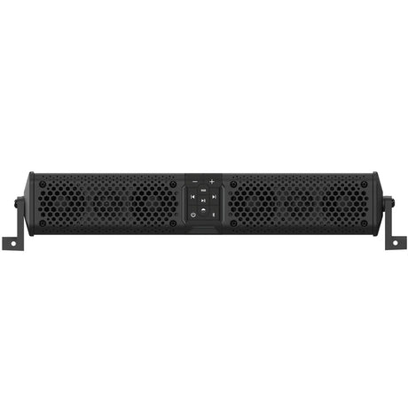 Wet Sounds STEALTHXT6-B All-In-One 6-Speaker Amplified Outdoor Soundbar with RGB Lights