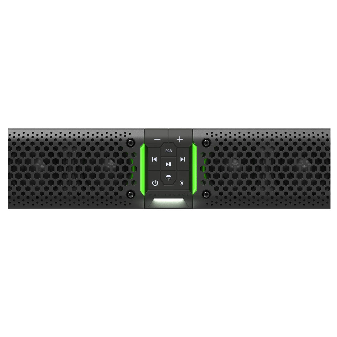Wet Sounds STEALTHXT8-B All-In-One 8-Speaker Marine Bluetooth Soundbar