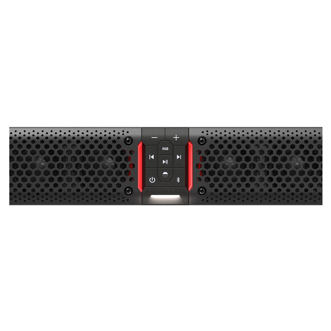 Wet Sounds STEALTHXT8-B All-In-One 8-Speaker Marine Bluetooth Soundbar