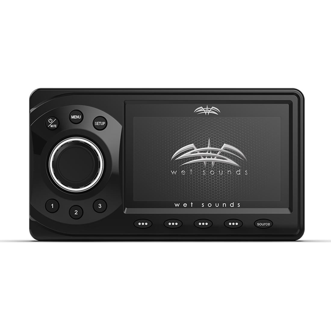 Wet Sounds WS-MC-1 Hideaway 4 Zone Bluetooth Marine Media Center