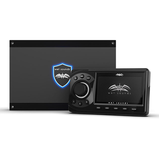Wet Sounds WS-MC-1 Hideaway 4 Zone Bluetooth Marine Media Center