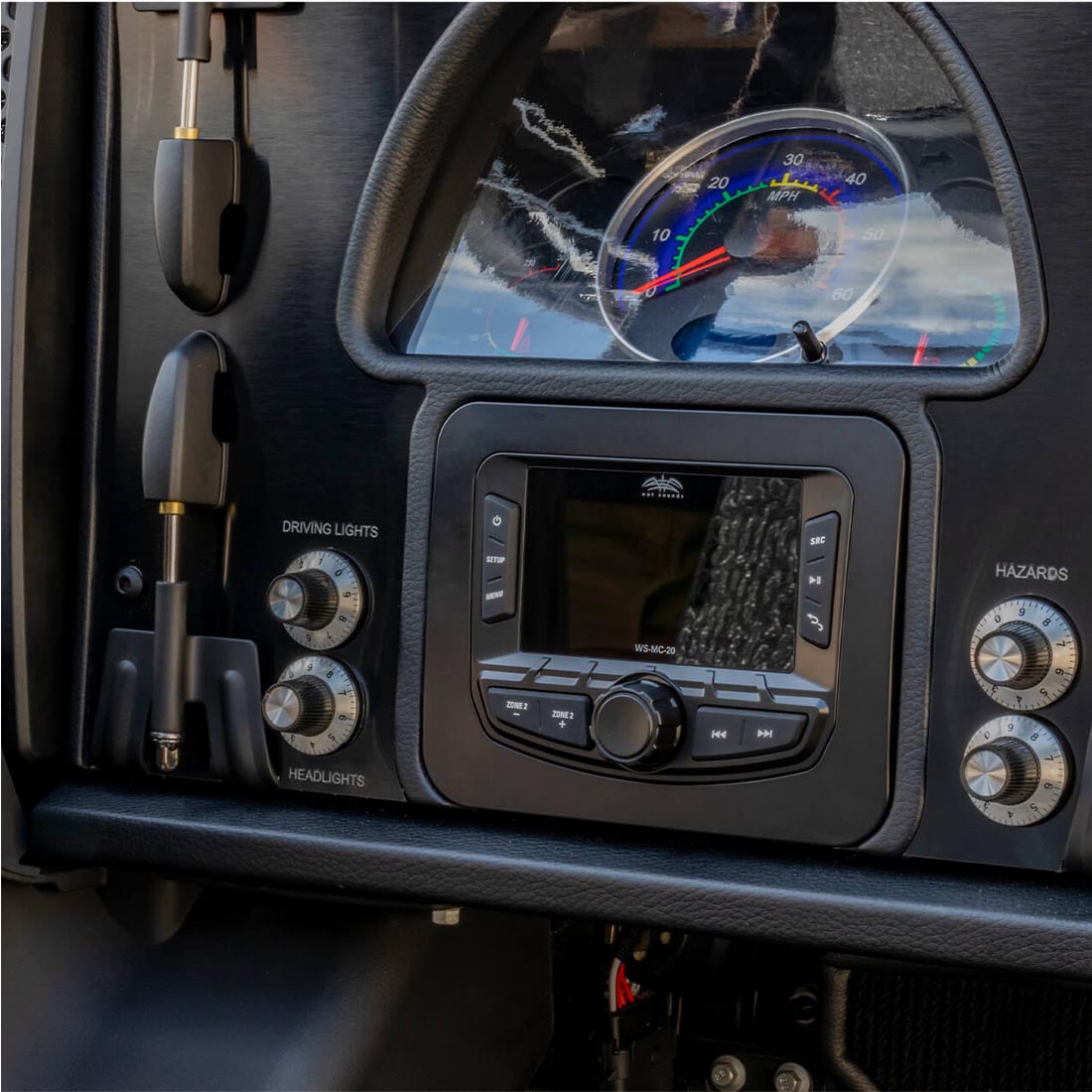 Wet Sounds WS-MC-20 2-Zone Bluetooth Media Center - Each