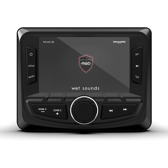 Wet Sounds WS-MC-20 2-Zone Bluetooth Media Center - Each