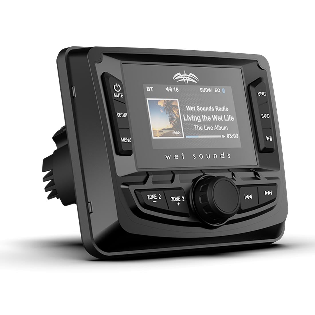 Wet Sounds WS-MC-2 SiriusXM-Ready Marine Digital Media Receiver with Bluetooth