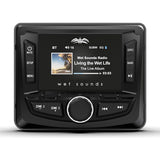 Wet Sounds WS-MC-2 SiriusXM-Ready Marine Digital Media Receiver with Bluetooth