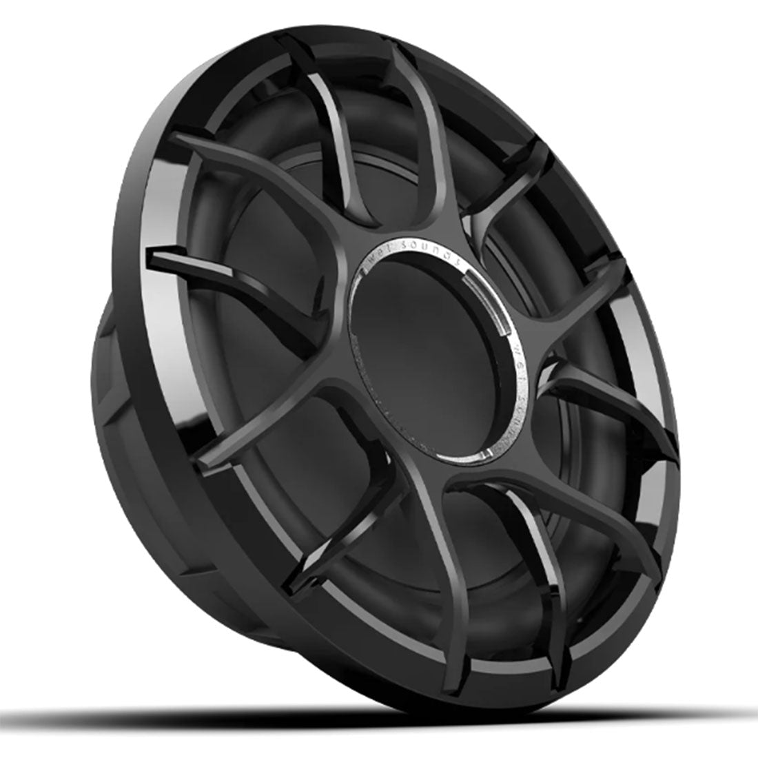 Wet Sounds ZERO10S4XZ-B 10" 4-Ohm High-Output Shallow Mount Marine Subwoofer - Black - Each