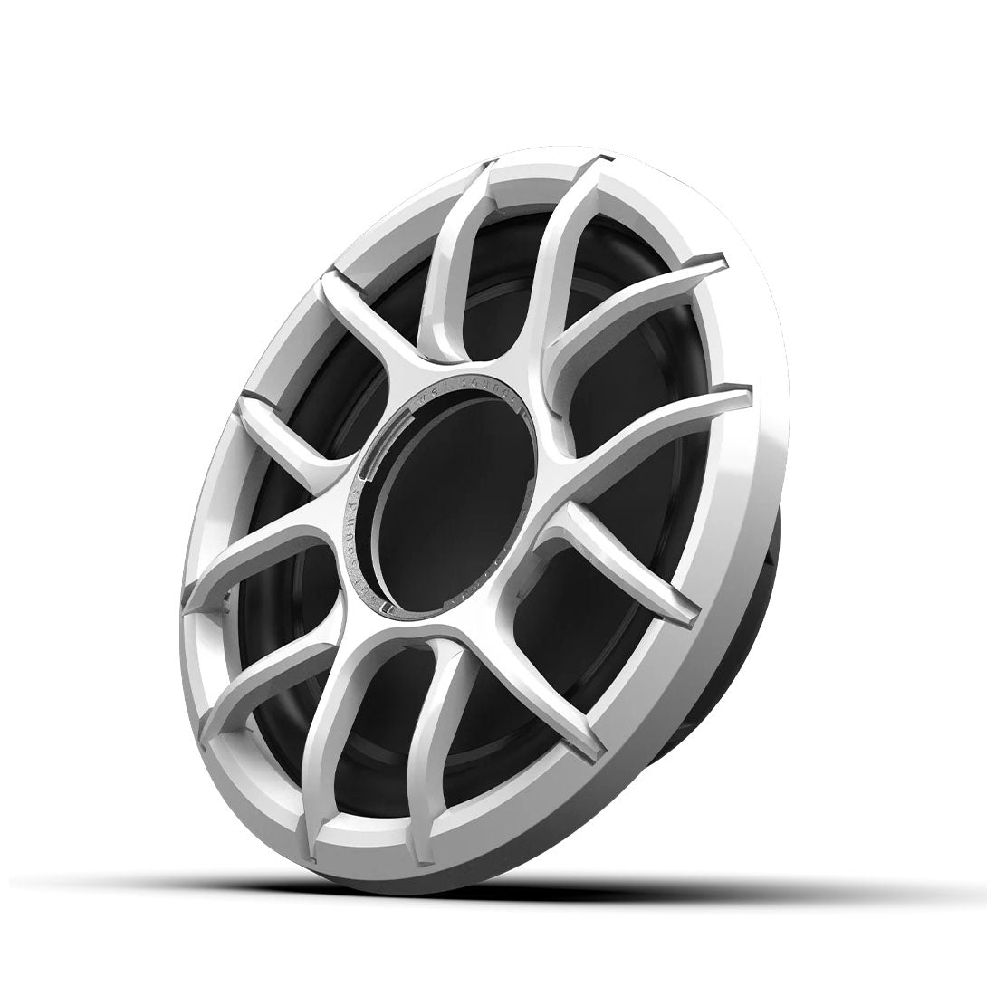Wet Sounds ZERO12S4XZ-W 12" 4-Ohm Shallow Mount Marine Subwoofer - White - Each