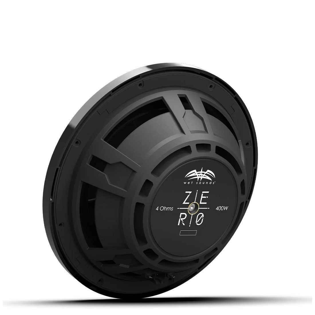 Wet Sounds ZERO12S4XZ-B 12" 4-Ohm Shallow Mount Marine Subwoofer - Each