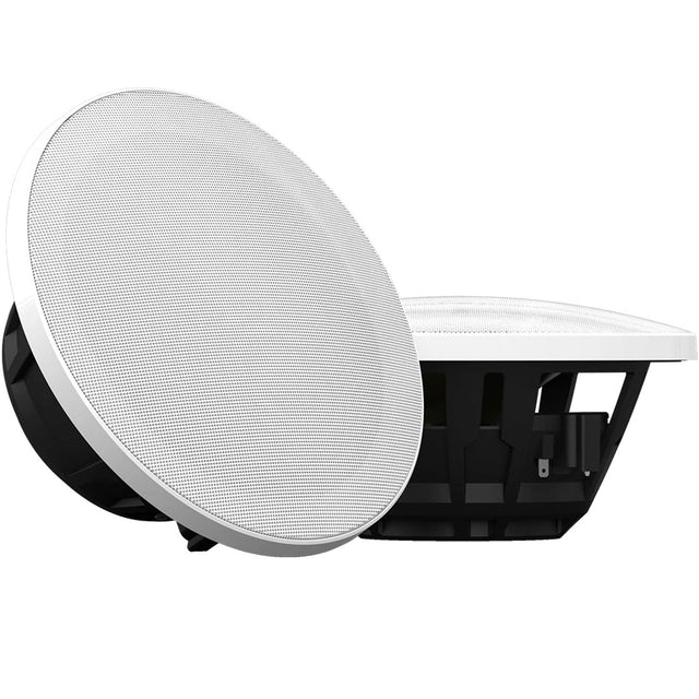 Wet Sounds ZERO8XY-W 8" Marine Speakers with White Grilles - Black - Pair