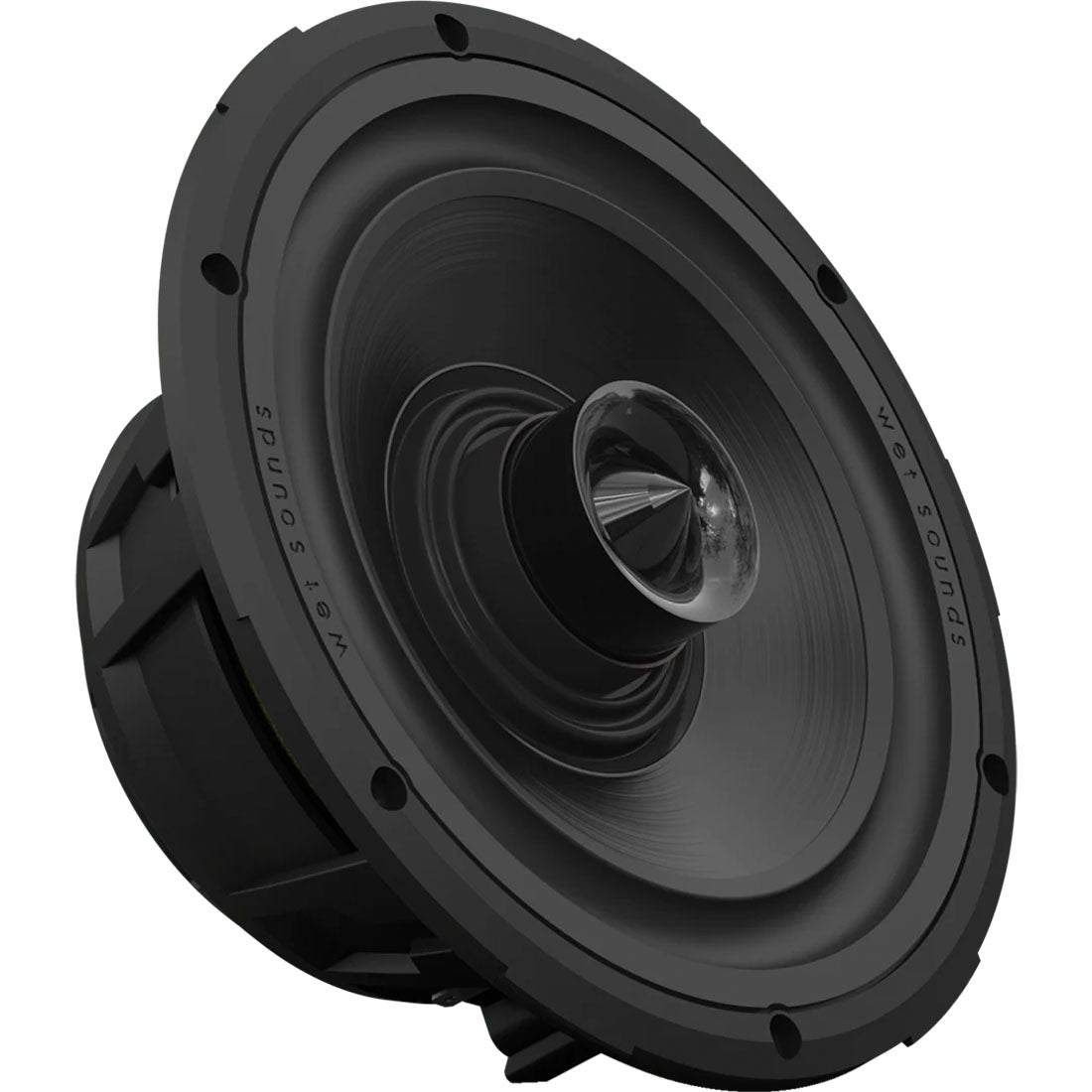 Wet Sounds ZERO8XY-W 8" Marine Speakers with White Grilles - Black - Pair