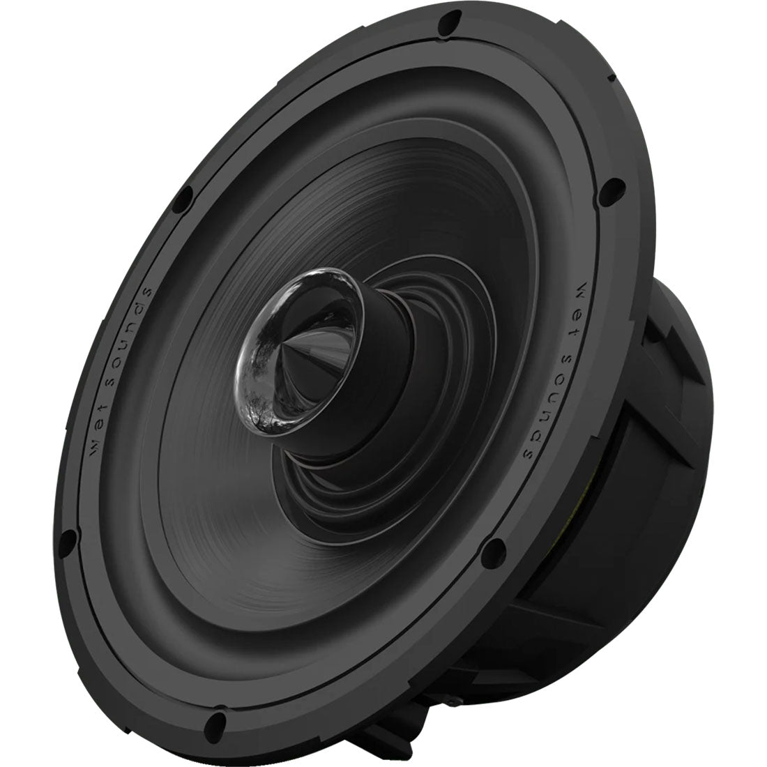 Wet Sounds ZERO8XY-W 8" Marine Speakers with White Grilles - Black - Pair