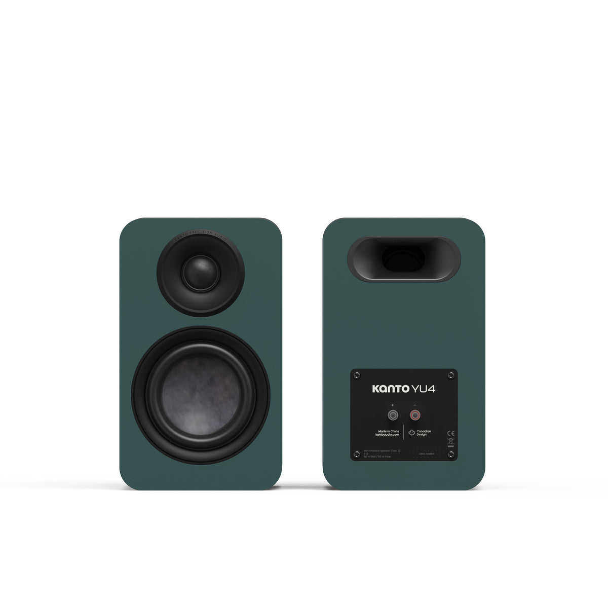 Kanto YU4 Passive (2nd Gen) Bookshelf Speakers With 4" Woofer - Pair