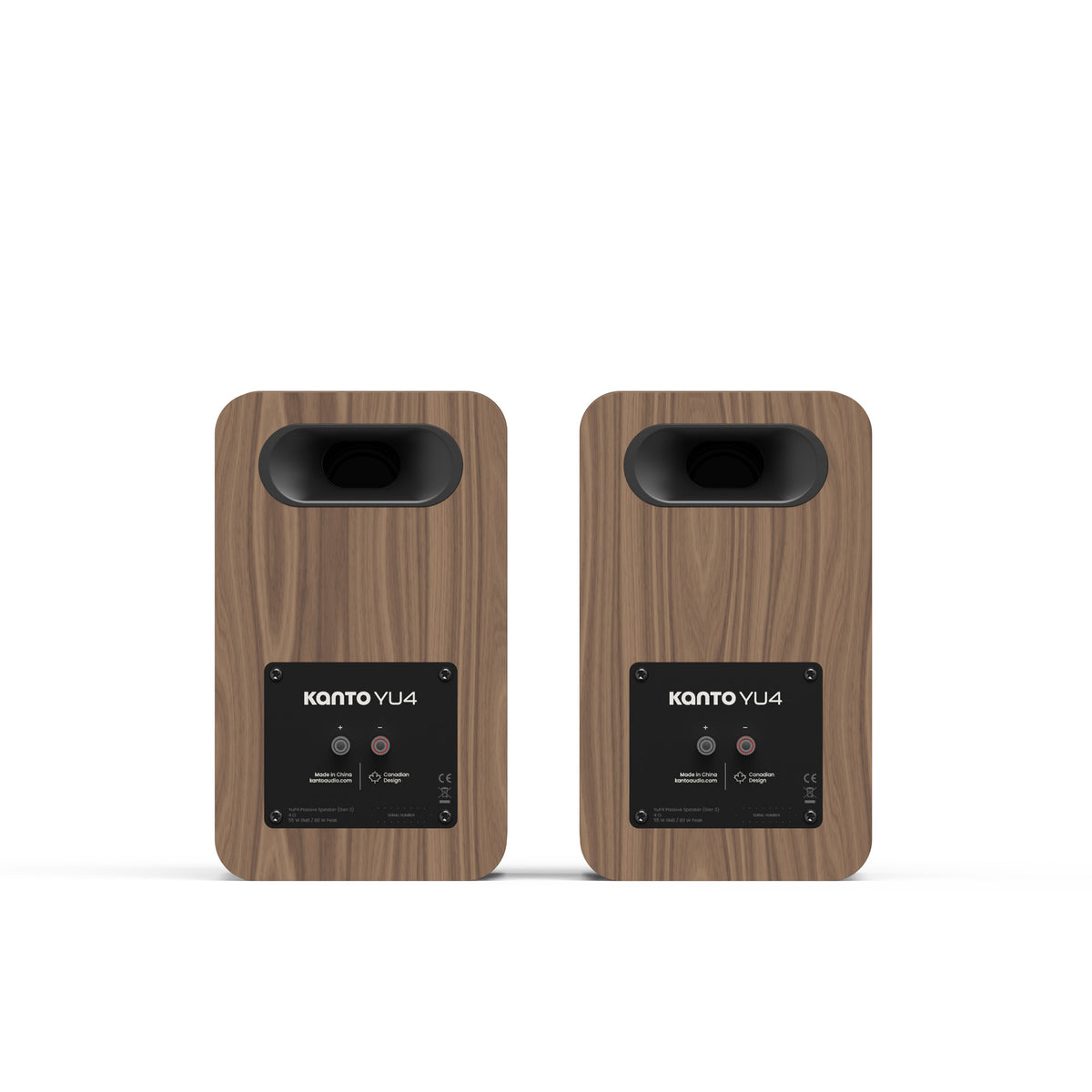 Kanto YU4 Passive (2nd Gen) Bookshelf Speakers With 4" Woofer - Pair