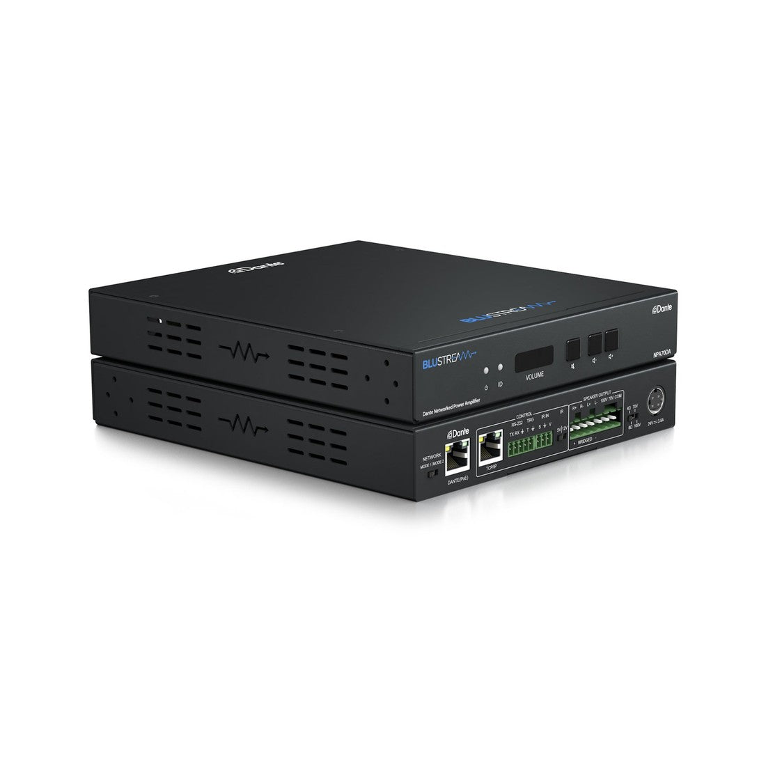 Blustream NPA70DA Networked Power Amplifier with Dante