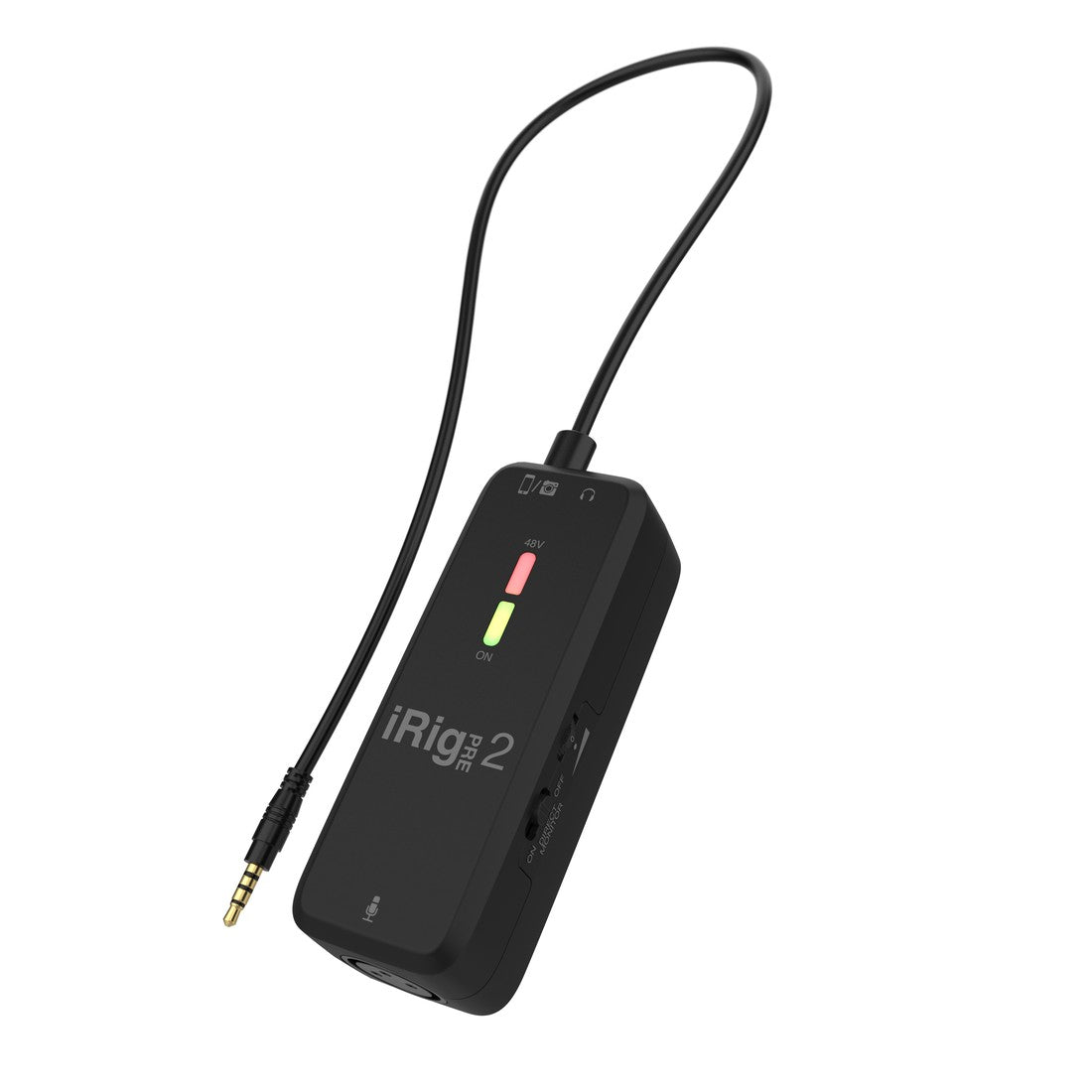 IK Multimedia iRig Pre 2 Mobile Microphone Interface with 48V Phantom Power