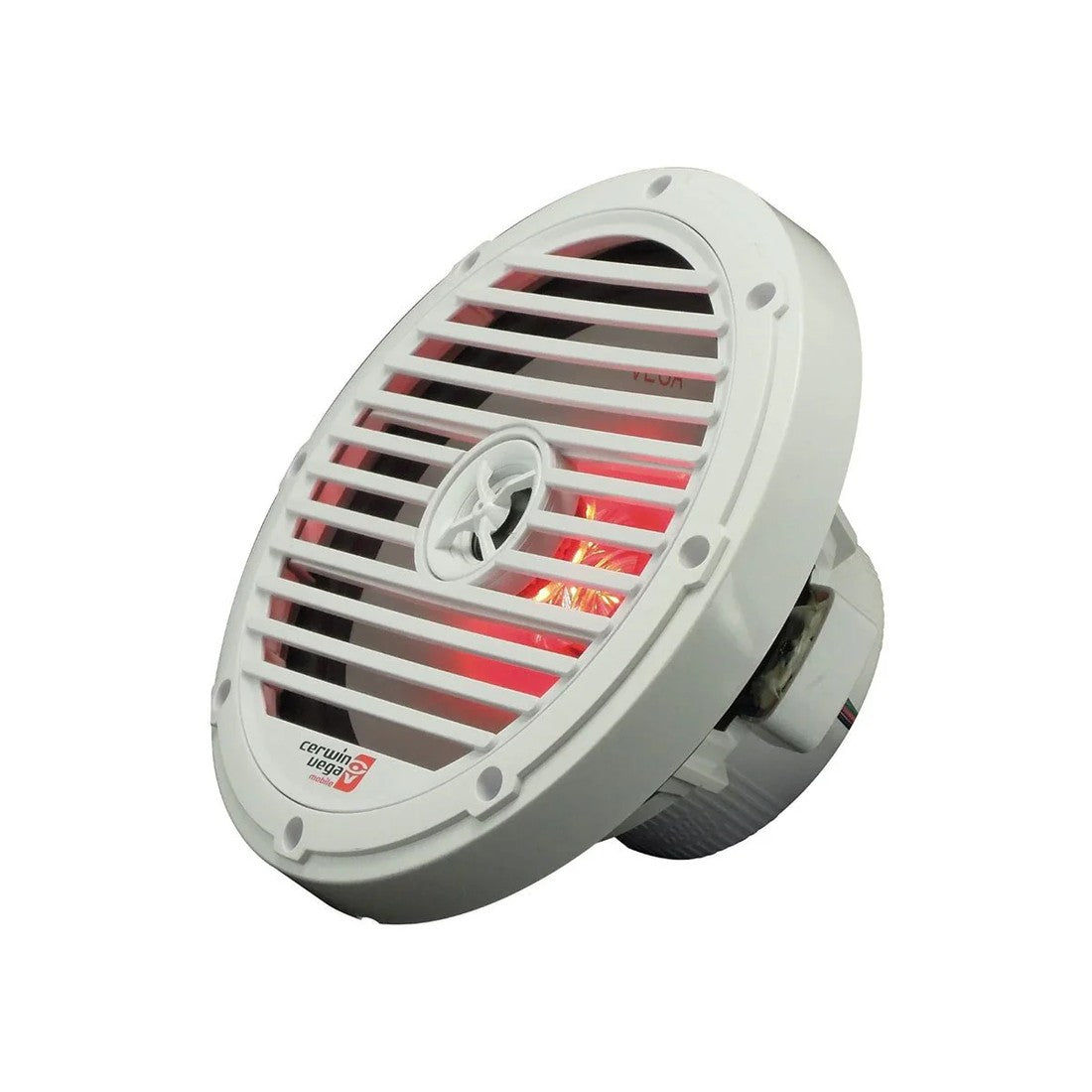 Cerwin Vega VM8 8" 2-Way Marine Coaxial Speakers with RGB Lighting - White - Pair