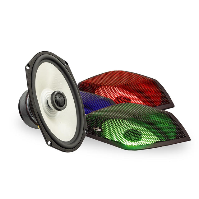 Aquatic AV ULTRA Saddlebag 6x9" Speaker Kit with customizable RGB