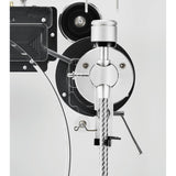 Close-up of AT-LPA2 turntable tonearm and counterweight