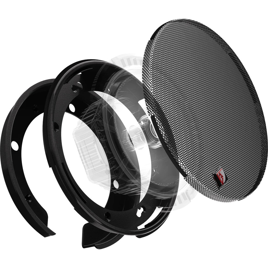 Rockford Fosgate GF-6 Punch V2 6" Flush Mount Speaker Grilles - Pair