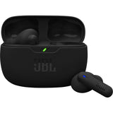 JBL Vibe Beam 2 - Black - True Wireless Noise Cancelling Earbuds - Hero