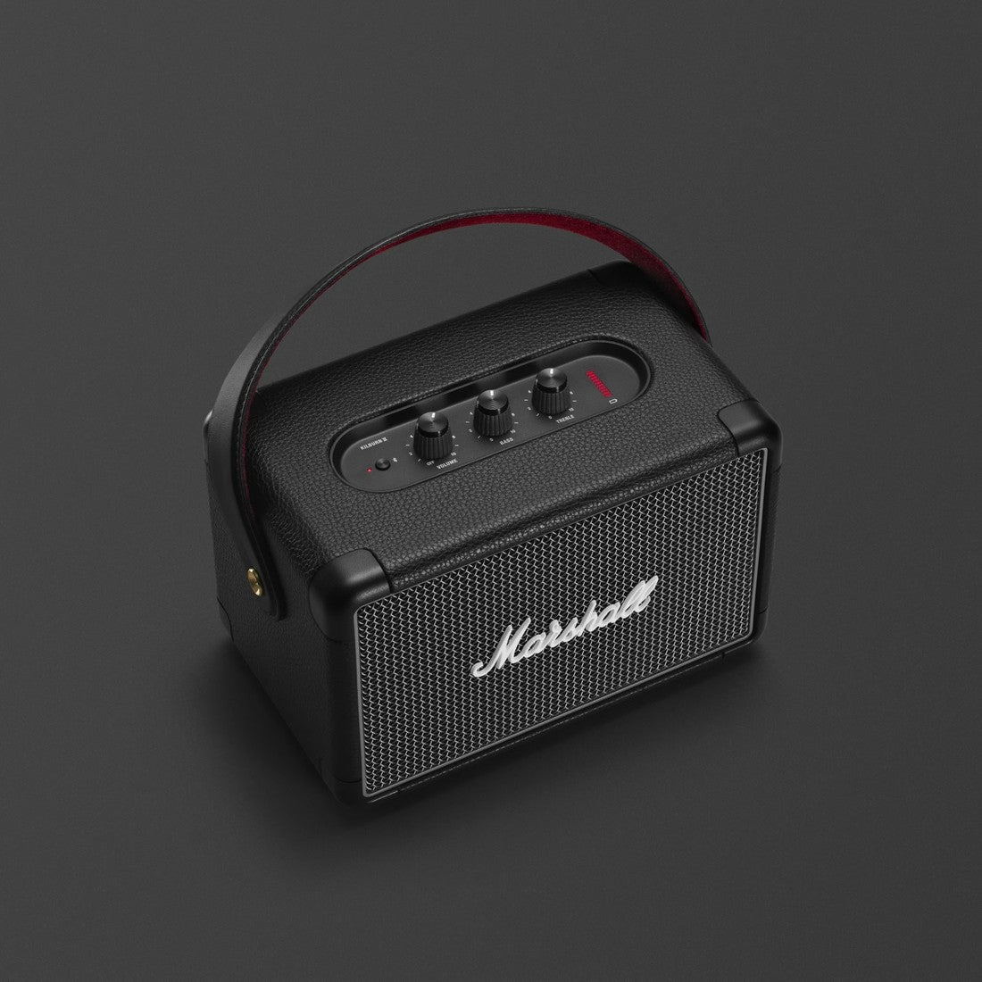 Black Marshall KILBURN II BLACK portable Bluetooth speaker.
