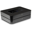 Bluesound POWERNODE with a black matte finish