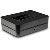 Bluesound POWERNODE with a black matte finish