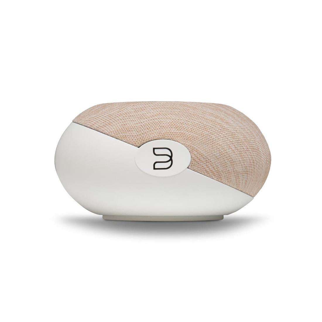 Bluesound PULSE CINEMA MINI in tan, seen from side