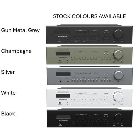 Bryston BR-20 Preamplifier in varying colors