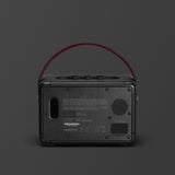 A black Marshall Kilburn II speaker on a grey background.