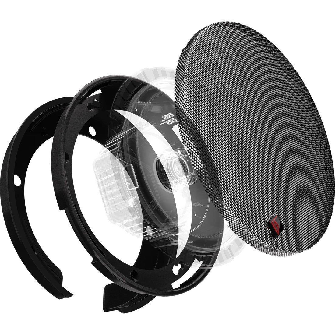 Rockford Fosgate GF-675 Punch V2 6.75" Flush Mount Speaker Grilles - Pair