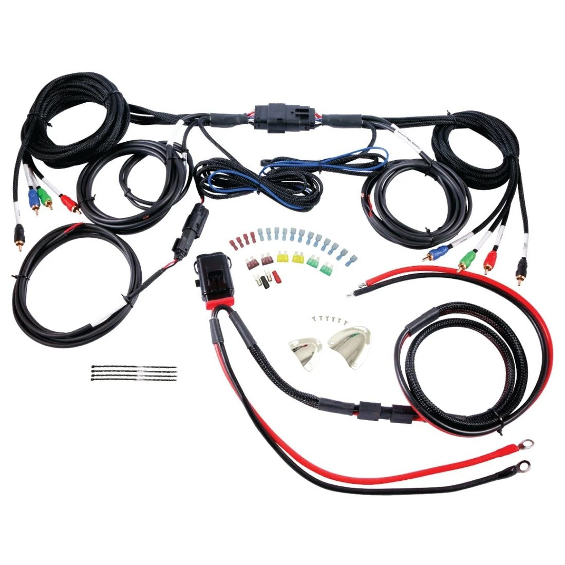 Cerwin Vega CMHR4 4-Channel Amplifier Installation Kit for 1998-2023 Harley Davidson Models