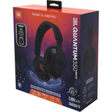 JBL Quantum 350 Wireless - Black - Wireless PC gaming headset with detachable boom mic - Detailshot 15