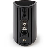 Definitive Technology Pro Monitor 6D Satellite Speaker rear, showing terminals, keyhole slot, and threaded insert