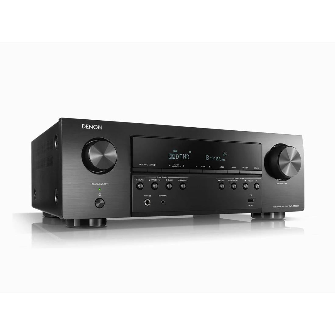 Denon AVR-S540BT 5.2 Ch. 70W 4K AV Receiver with Bluetooth