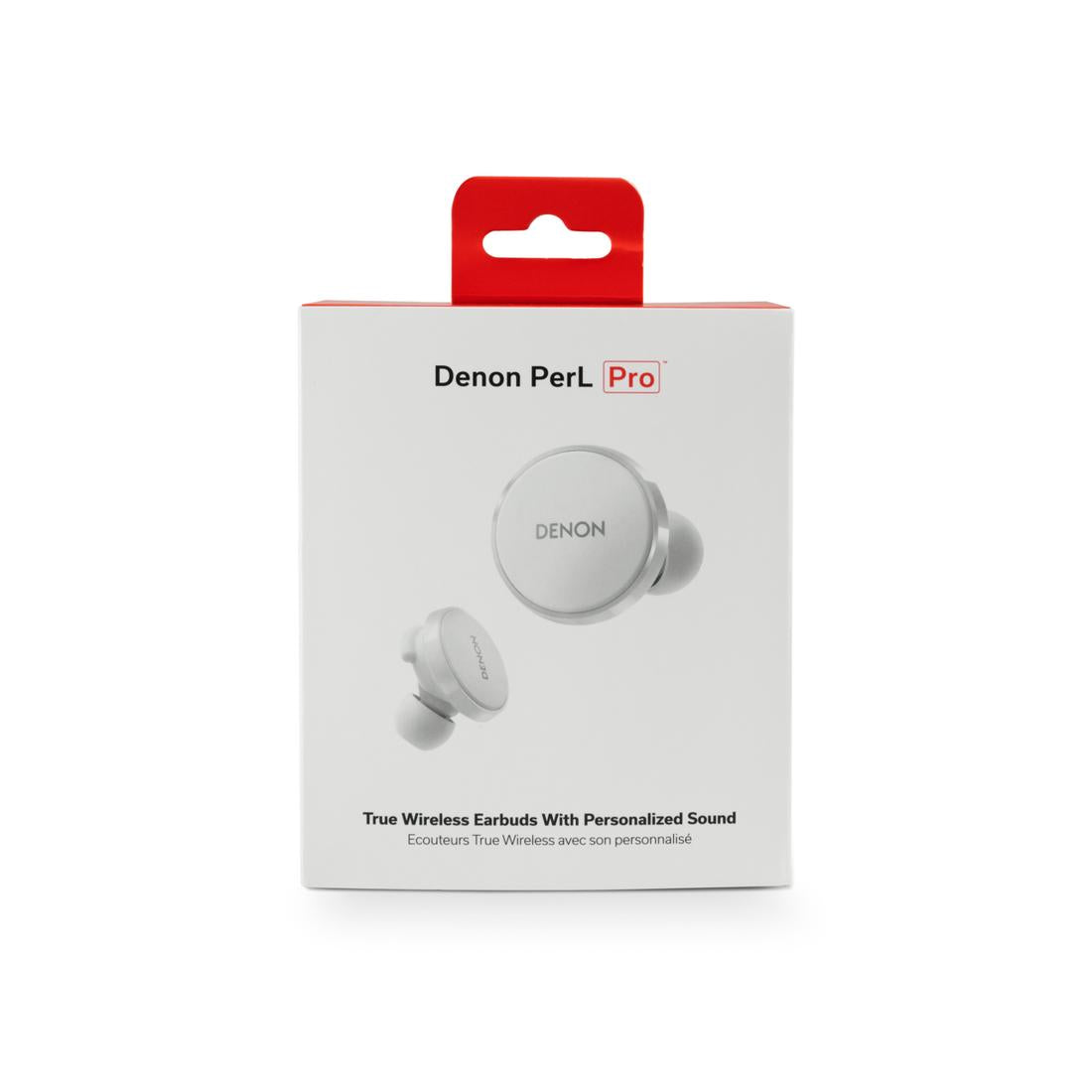Denon PerL Pro earbuds package